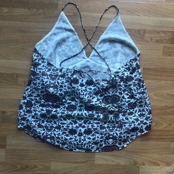 Nordstrom Chelsea28 Floral Tie Tank Blouse - Picture 3 of 8